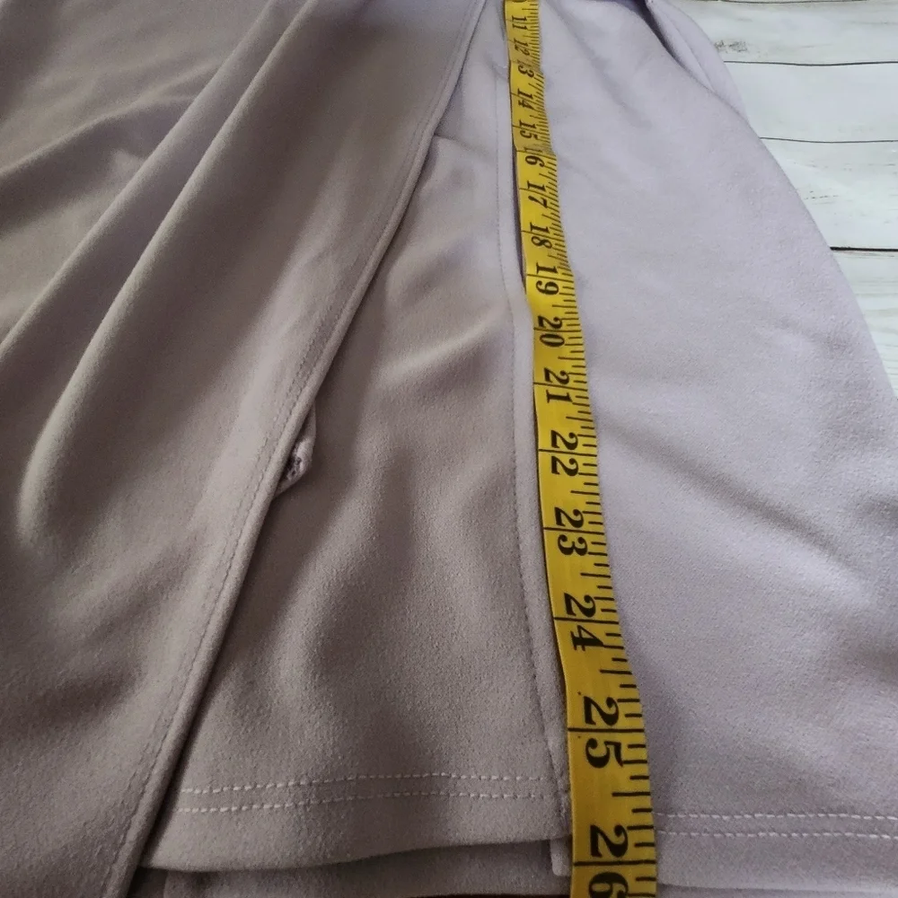 2 Piece Crop Top & Skirt Stretch Knit Set Blue Blush Size Small